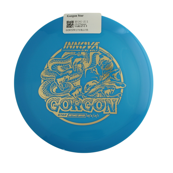 INNOVA DISC GOLF CANADA GORGON STAR DISTANCE DRIVER BEGINNER FRIENDLY EASY TO USE INNOVA DISC GOLF CANADA 	Gorgon	Distance Driver	 Quality	grip 	High Speed	Long Distance	Ideal for Power Throws	Reliable Fade high glide grippy durable
UNDERSTABLE