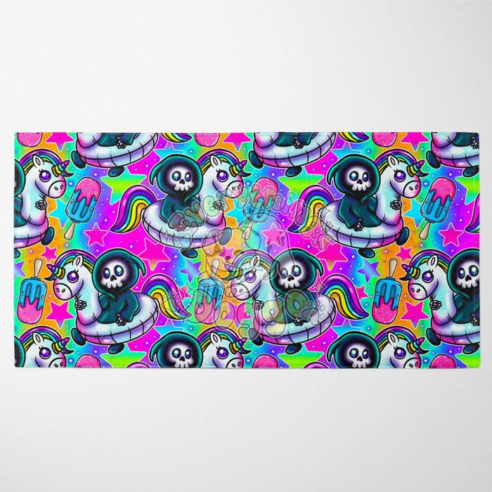 Grim Unicorn Floatie - Towel