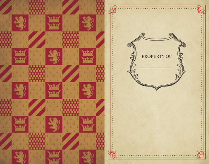 Harry Potter: Gryffindor Ruled Notebook