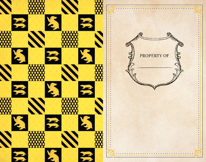 Harry Potter: Hufflepuff Ruled Notebook