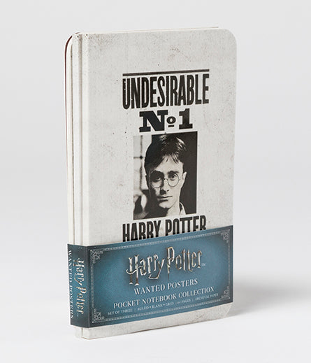 Harry Potter: Wanted Posters Pocket Notebook Collection (Set of 3)