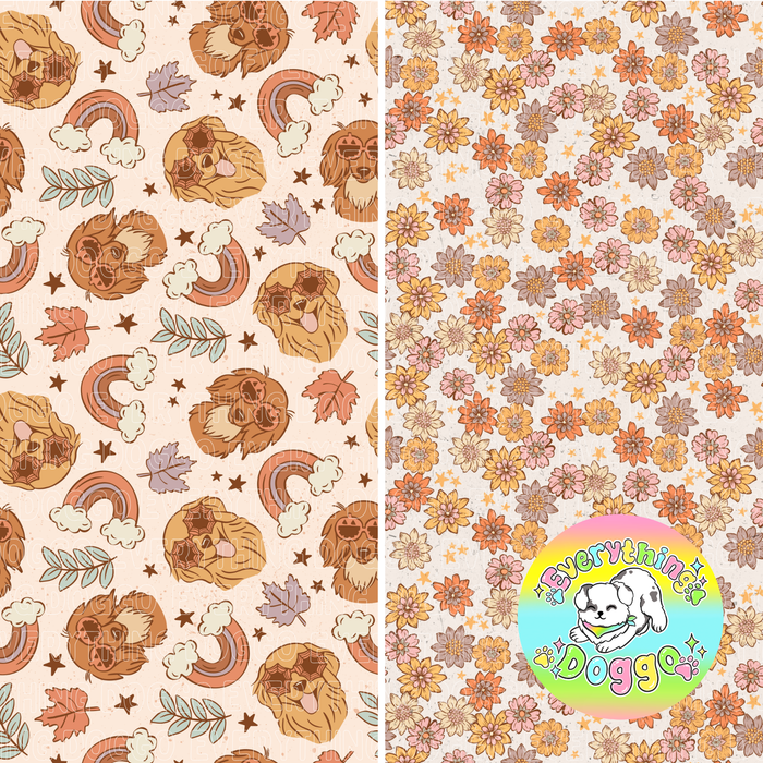 Harvest Pups - Bandana (Reversible)