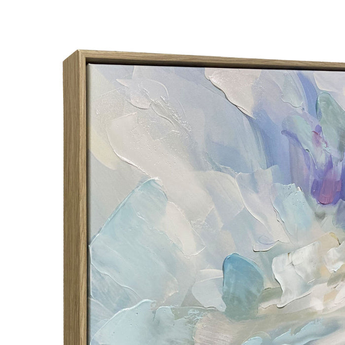Heavenly View Textured Framed Artwork 100x100cm