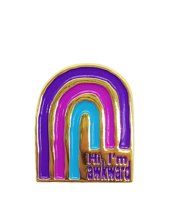 Hi I’m Awkward Soft Enamel Pin