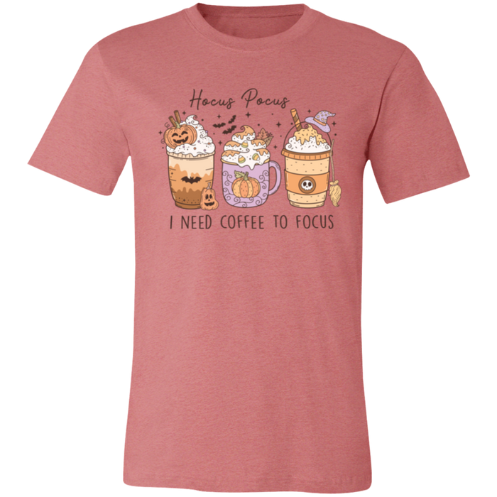 Hocus Pocus Coffee graphic t-shirt in Heather Mauve