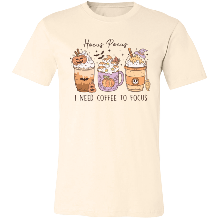 Hocus Pocus Coffee graphic t-shirt in Natural