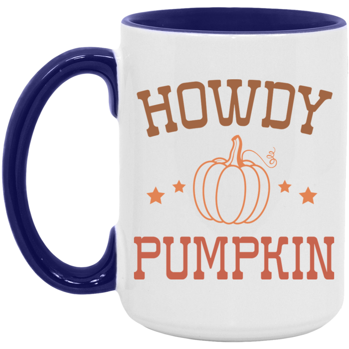 Howdy Pumpkin ceramic coffee mug, product photo 7