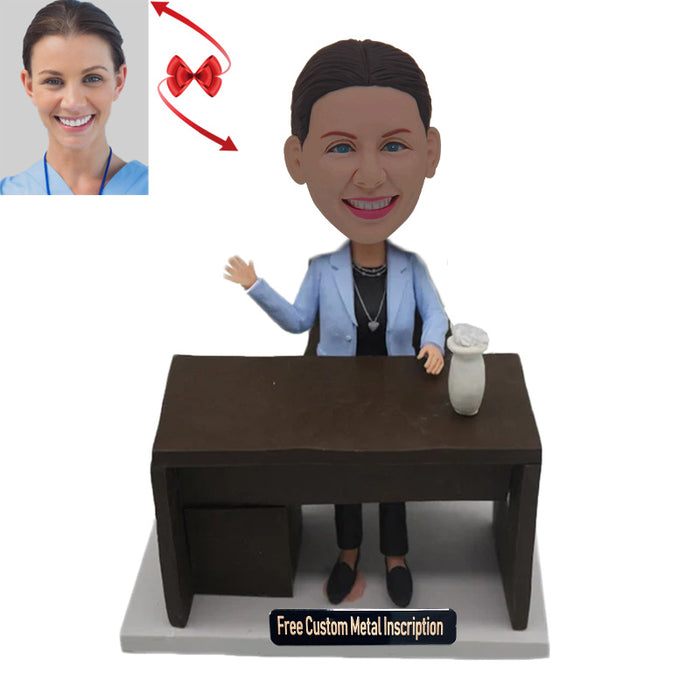 Human Resources Manager Custom Bobblehead