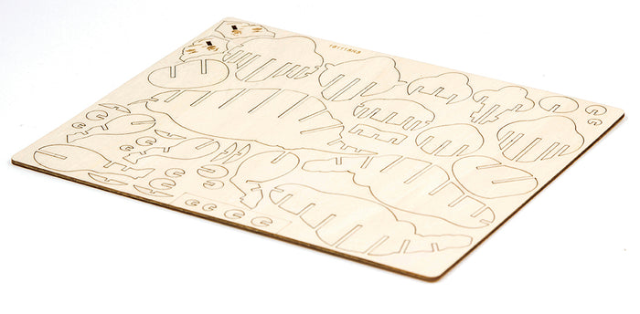 IncrediBuilds: Fantastic Beasts and Where to Find Them: Erumpent 3D Wood Model and Book