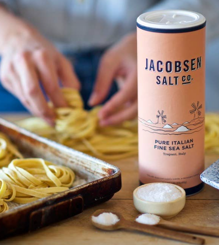 Jacobsen Salt Co. Trapani Pure Italian Fine Sea Salt Tube