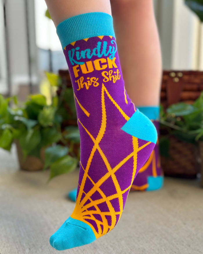 Kindly F**k This Shit Ladies' Crew Socks