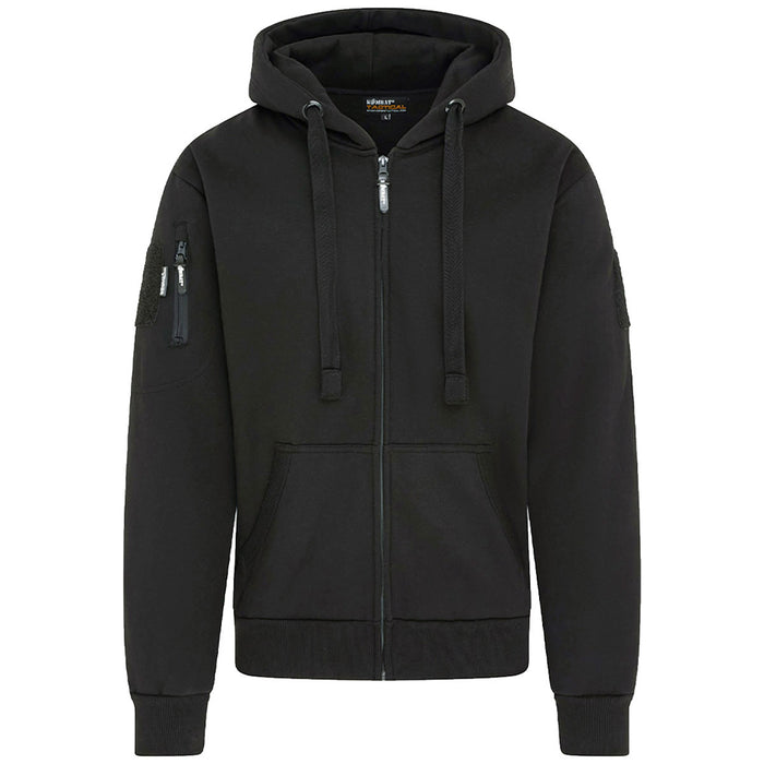 kombat spec ops zip up hoodie black