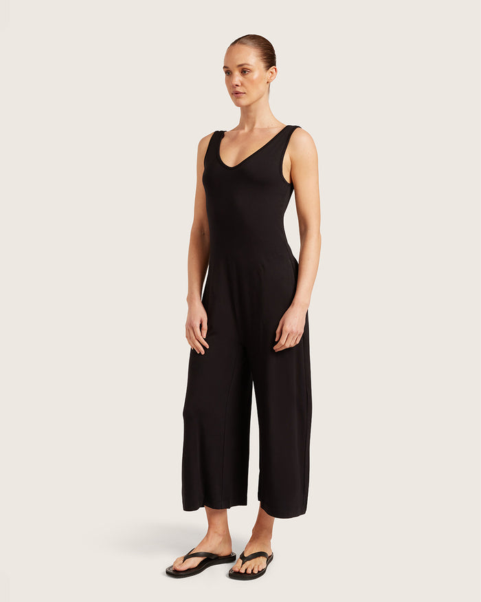 Long Jumpsuit - Black