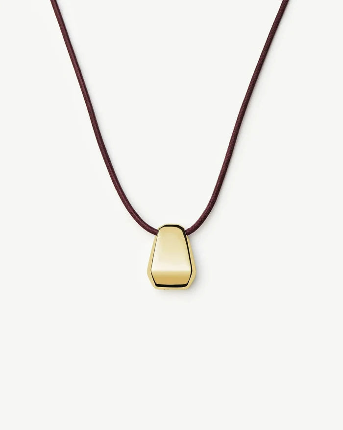 Lucy Williams Engravable Arco Cord Necklace | 18k Gold Plated Necklaces Missoma