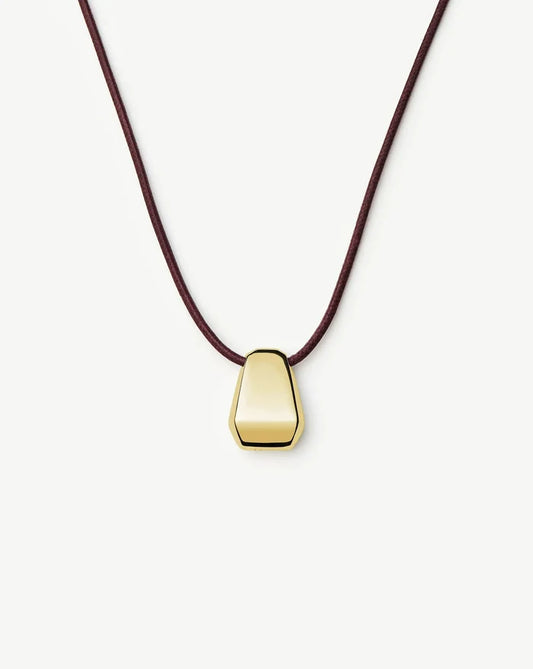 Lucy Williams Engravable Arco Cord Necklace | 18k Gold Plated Necklaces Missoma