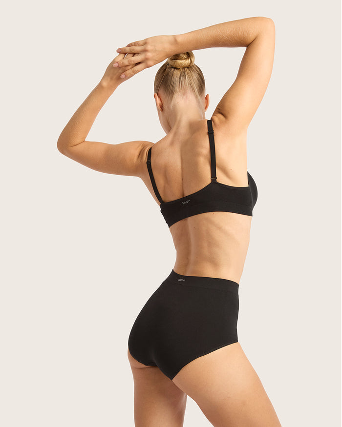LYOLYTE Full Low Leg Briefs - Black