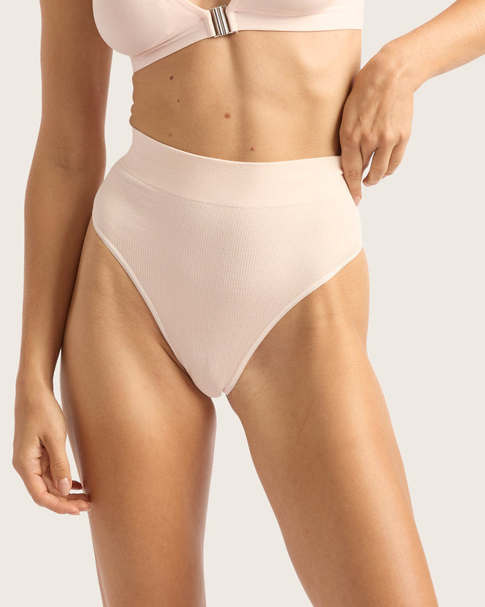 LYOLYTE High Waist G-String - Powder Pink