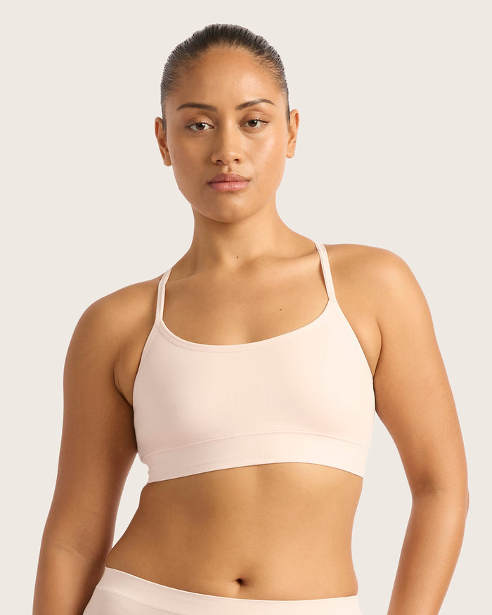 LYOLYTE Racerback Bralette - Powder Pink