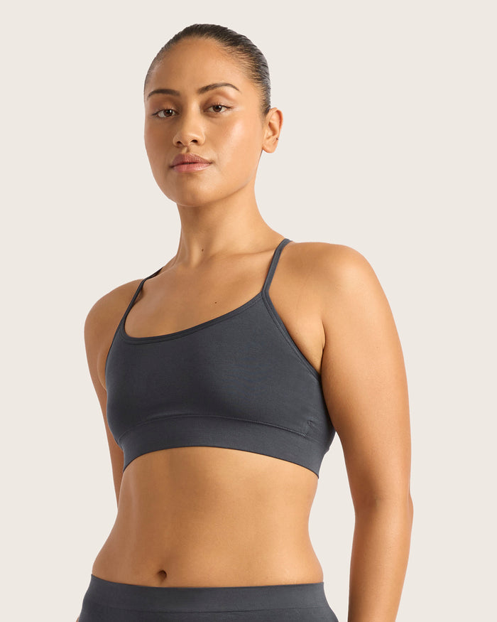 LYOLYTE Racerback Bralette - Storm