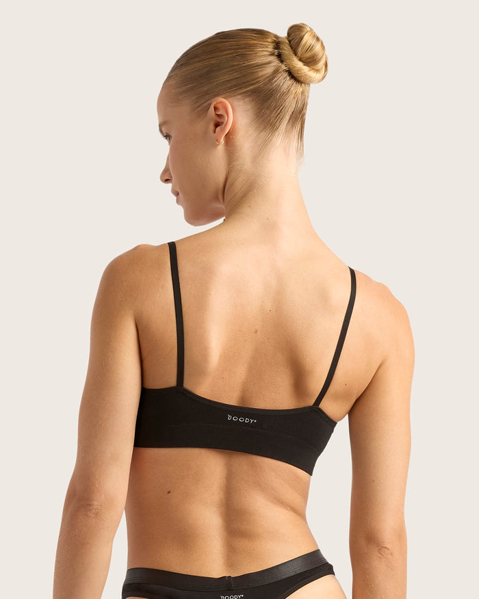 LYOLYTE Triangle Bralette - Black