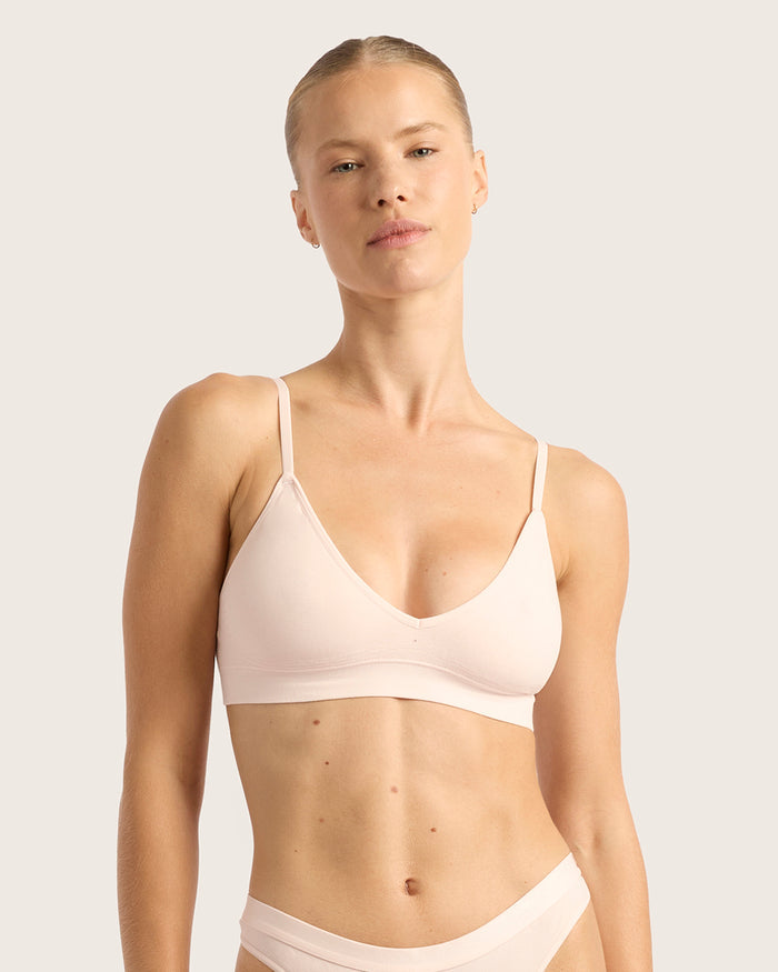 LYOLYTE Triangle Bralette - Powder Pink