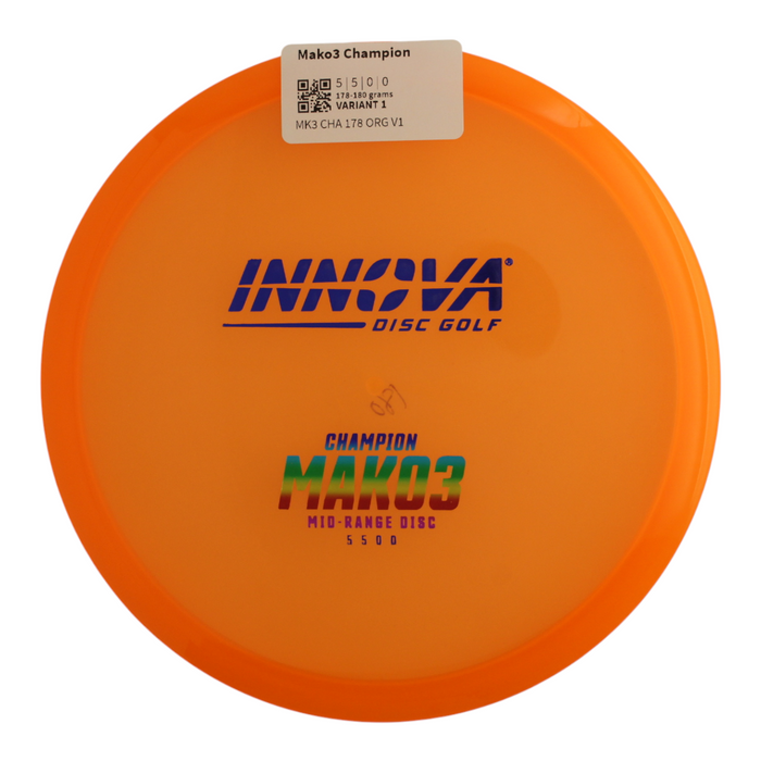 INNOVA DISC GOLF CANADA	Mako3	Midrange	Flexible	Premium feel	Ideal for Controlled Shots	Straight Shooter	Reliable Fade	Great Glide No fade No turn Beginner Friendly