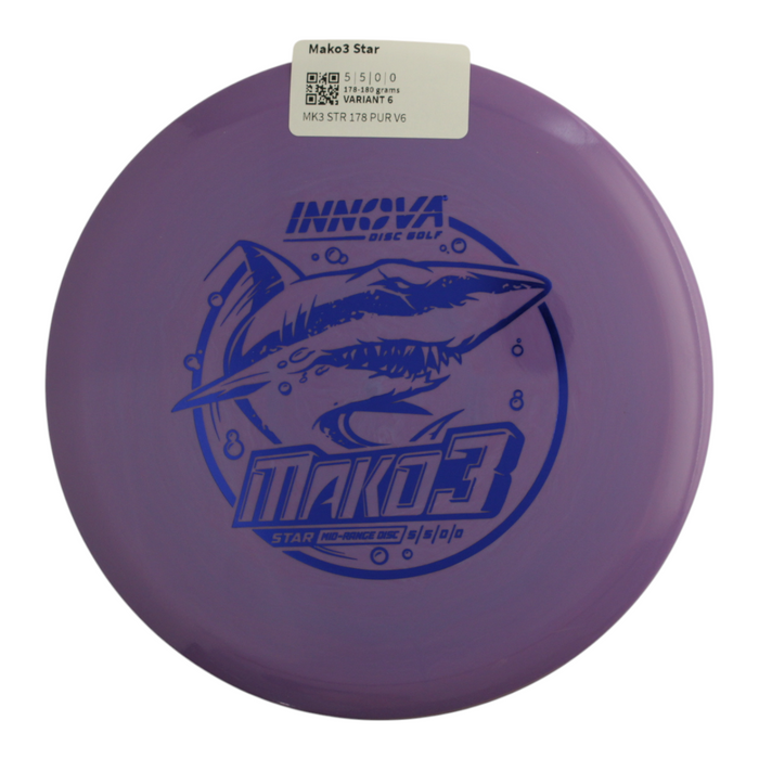 Innova Disc Golf Canada Champion Mako3 Midrange	Flexible	Premium feel	Ideal for Controlled Shots	Straight Shooter	Reliable Fade	Great Glide No fade No turn Beginner Friendly
Glows in dark