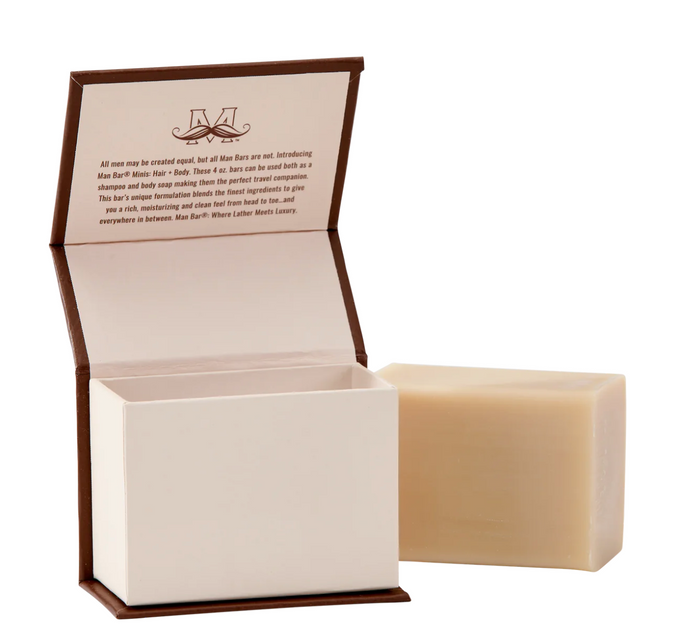Man Bar Mini Redwood + Clove Hair + Body Bar