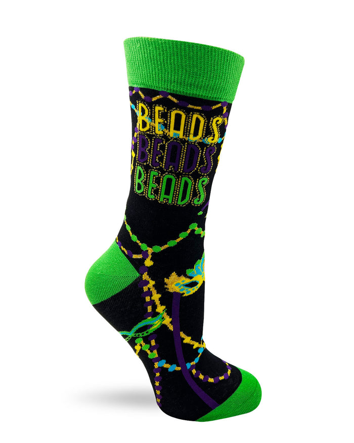 Mardi Gras Women's Crew Socks