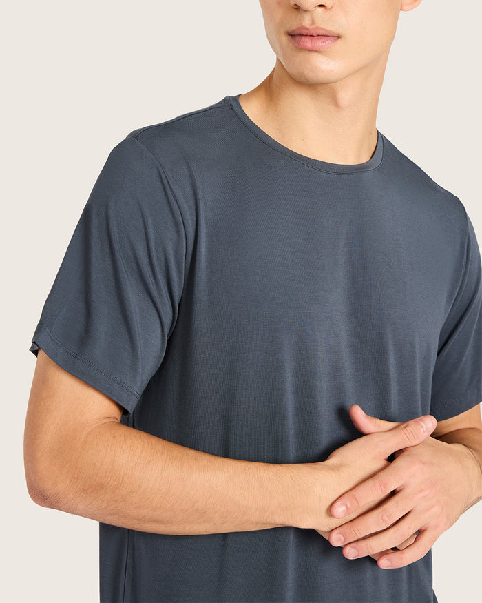 Men's Base Layer Crew Neck T-Shirt - Storm