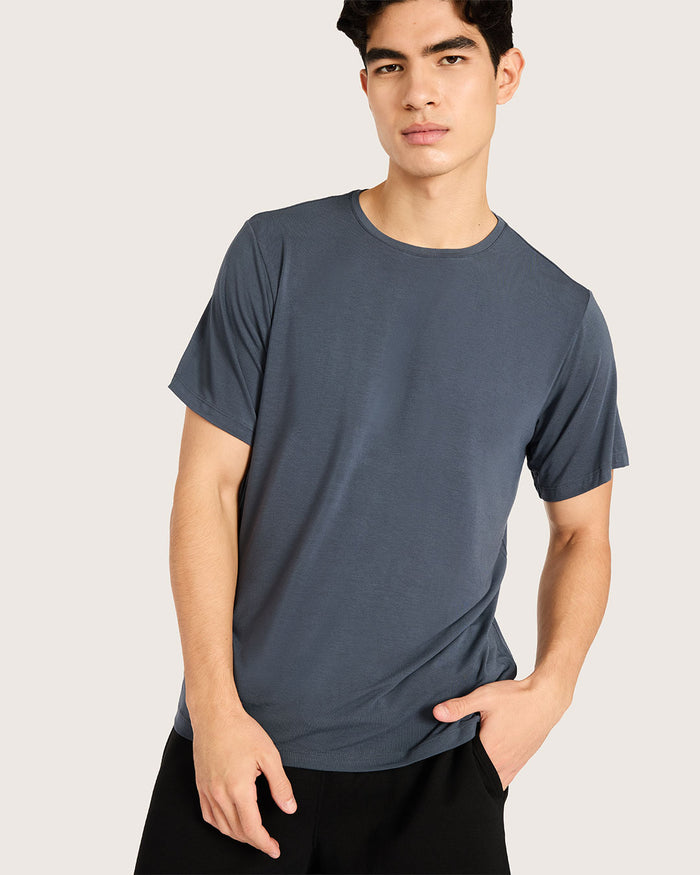 Men's Base Layer Crew Neck T-Shirt - Storm