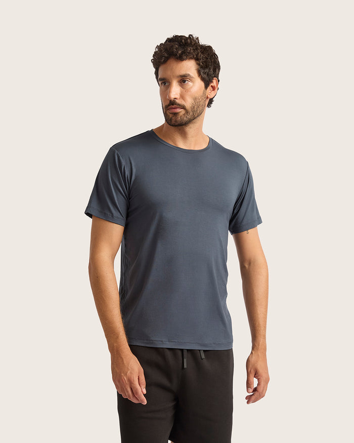 Men's Base Layer Crew Neck T-Shirt - Storm