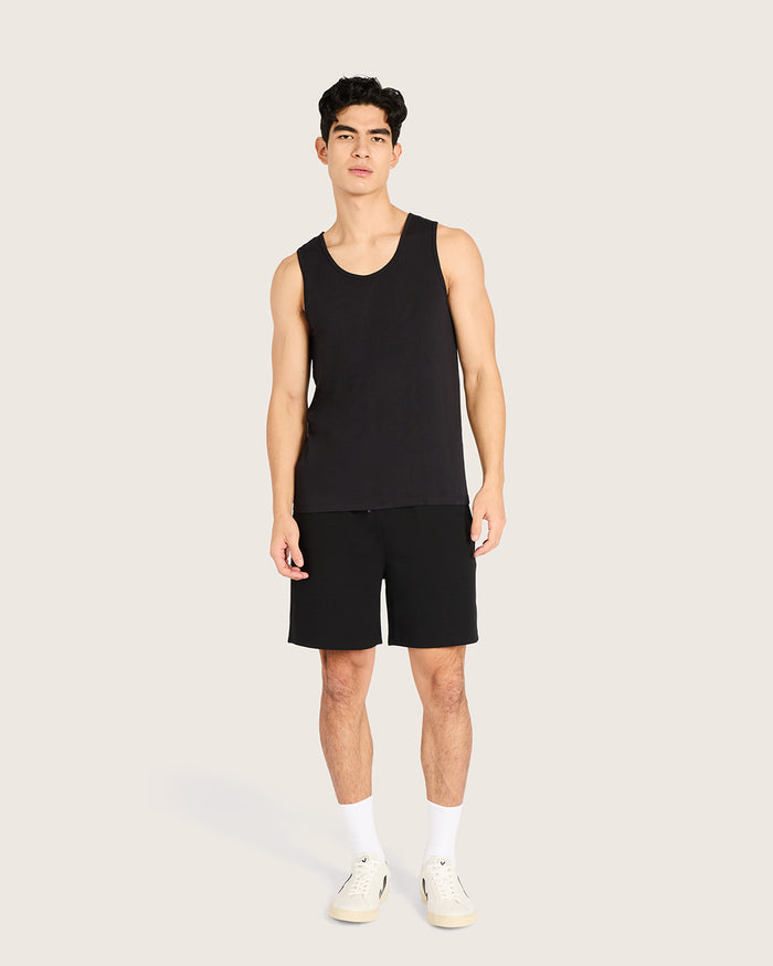 Men's Base Layer Tank Top - Black