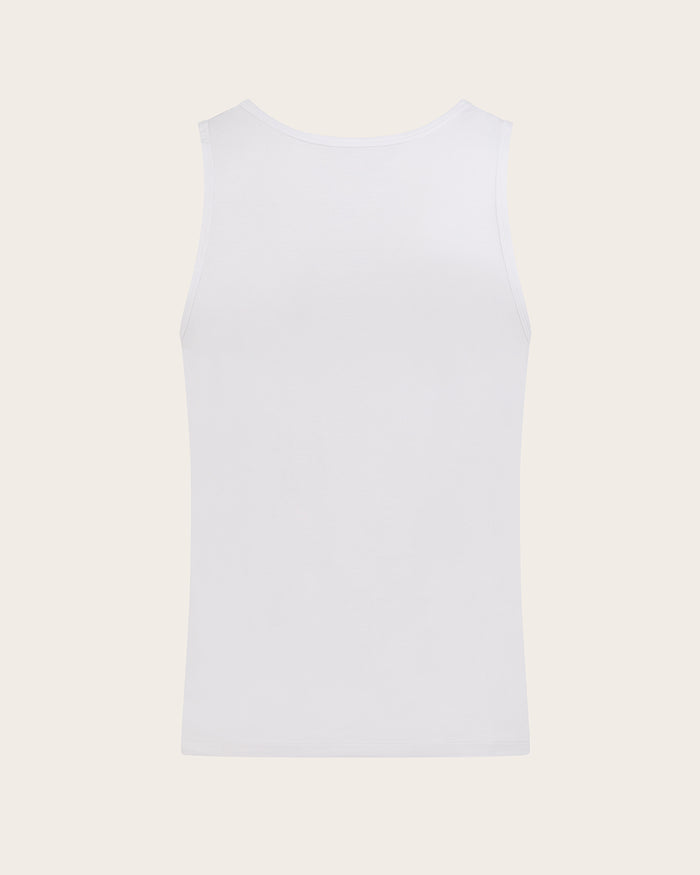 Men's Base Layer Tank Top - White