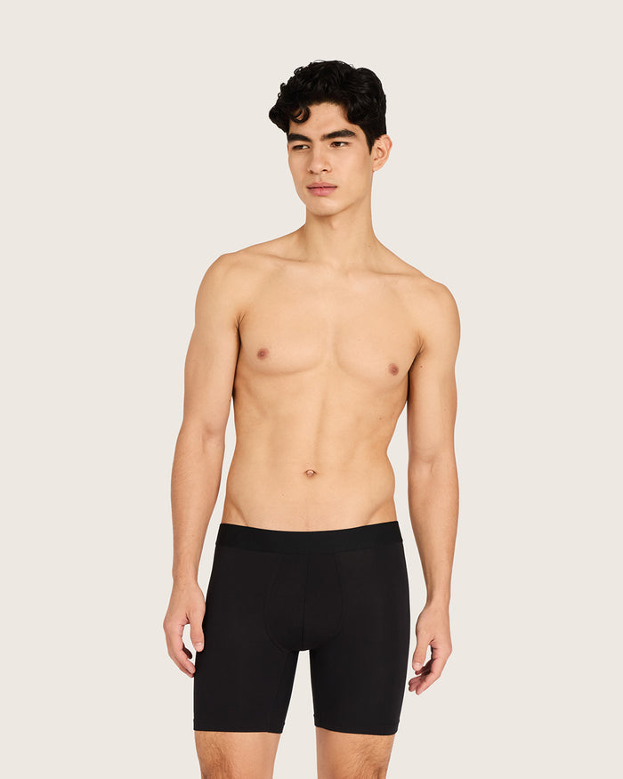 Men's Everyday Mid-Length Boxer Briefs - Black