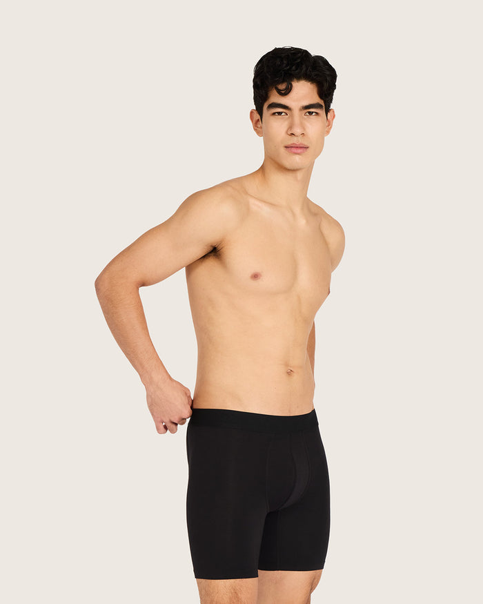 Men's Everyday Mid-Length Boxer Briefs - Black
