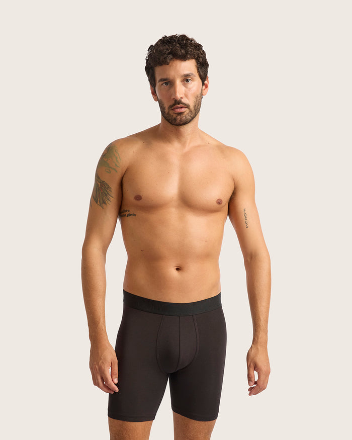 Men's Everyday Mid-Length Boxer Briefs - Black