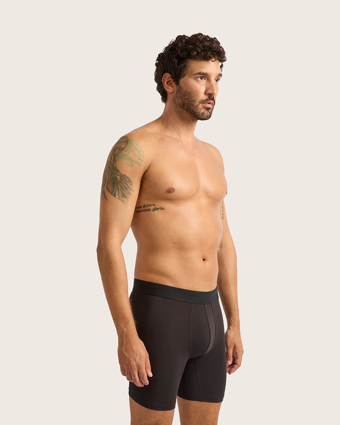 Men's Everyday Mid-Length Boxer Briefs - Black