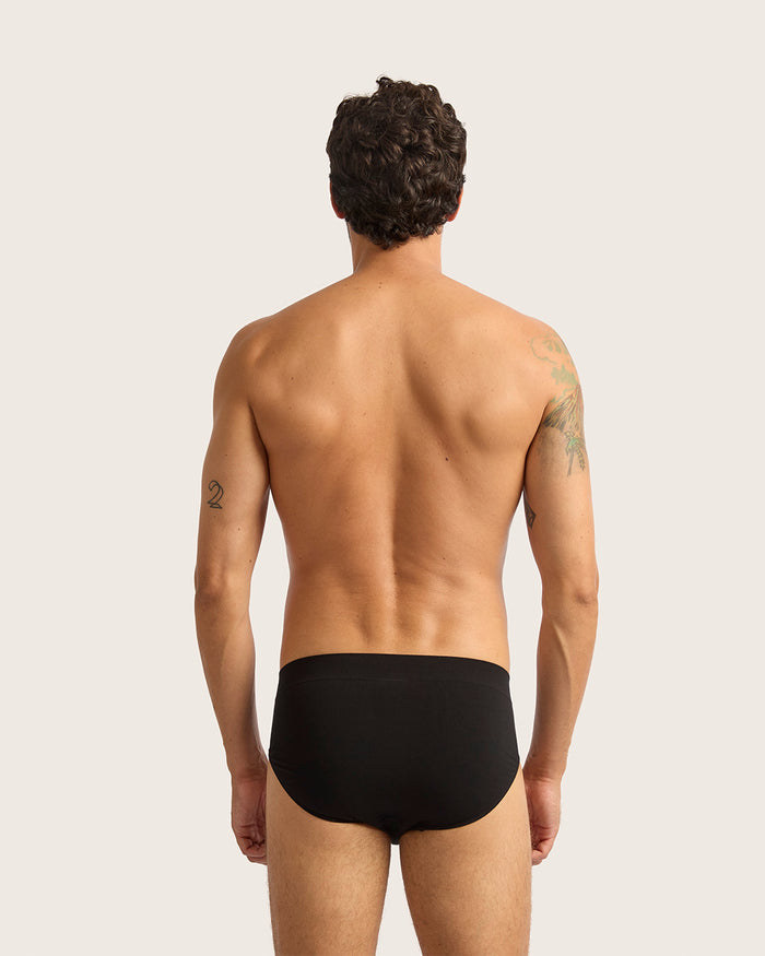 Men's Seamfree Briefs - Black