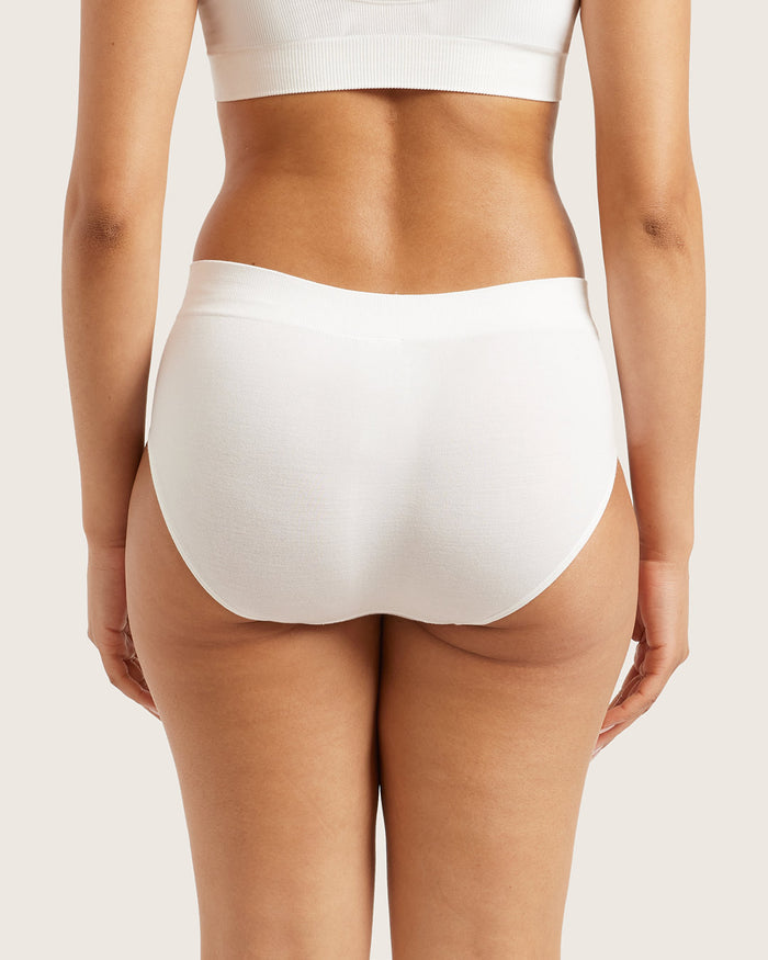 Midi Briefs - White