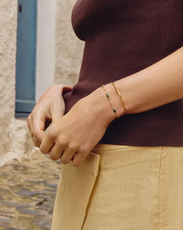 Molten Cuff Bracelet | 18k Gold Plated Bracelets Missoma
