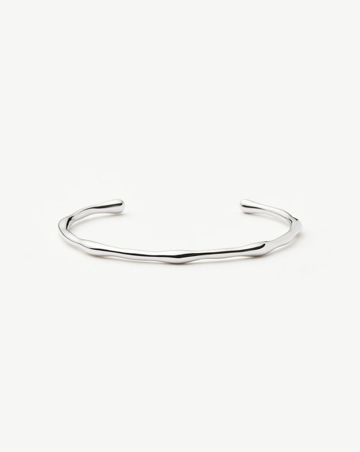 Molten Cuff Bracelet | Silver Plated Bracelets Missoma