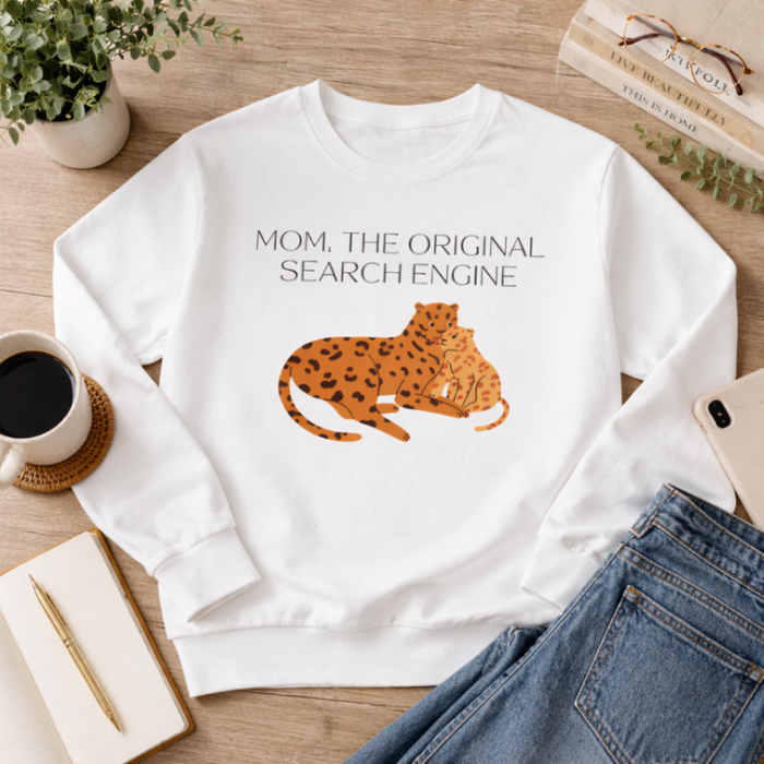 Mom "Mom: The Original Search Engine" crewneck sweatshirt