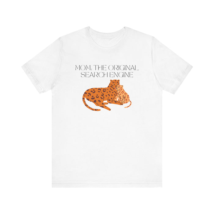 Mom "Mom: The Original Search Engine" graphic t-shirt in White