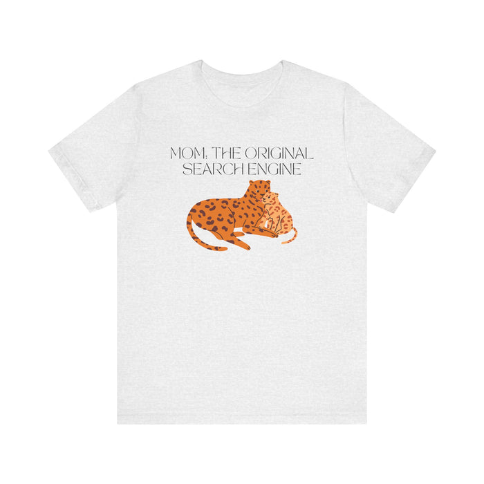 Mom "Mom: The Original Search Engine" graphic t-shirt in Ash