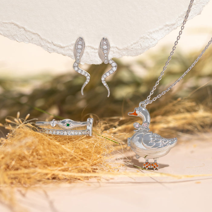Mother Goose Locket Necklace