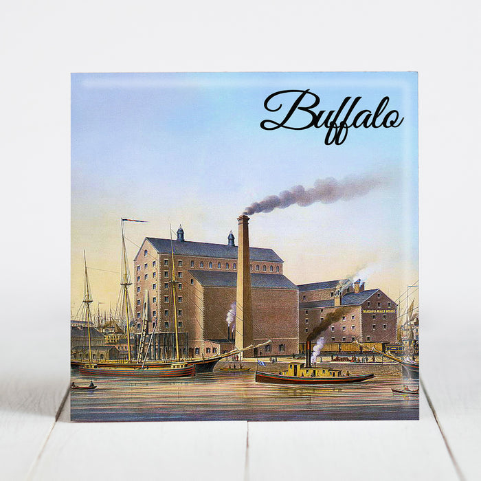 Niagara Grain Elevator c.1875 Buffalo, NY