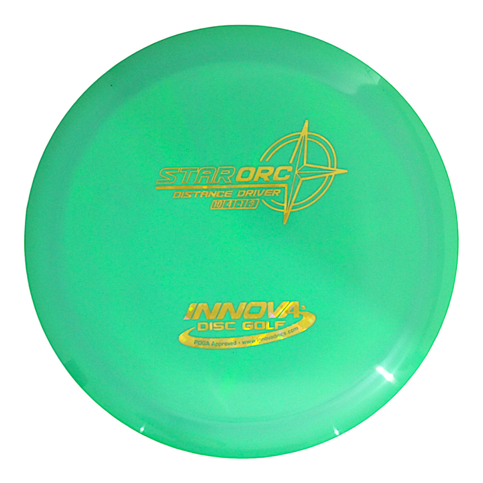 INNOVA DISC GOLF CANADA	Orc	Distance Driver	Weather Hold	Increased Stability	Good Fade	Controlled Shot	Cold Comfort	Softens Time