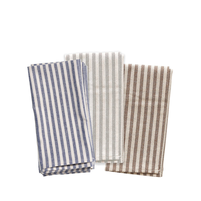 Native Organic Organic Cotton Ticking Stripe Napkins (Set of 4)