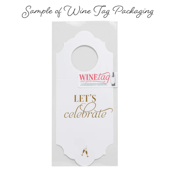 Pairs Well With Wine & Spirits Tag